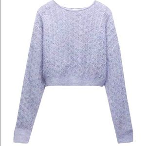 NWT* Zara Soft feel cropped sweater